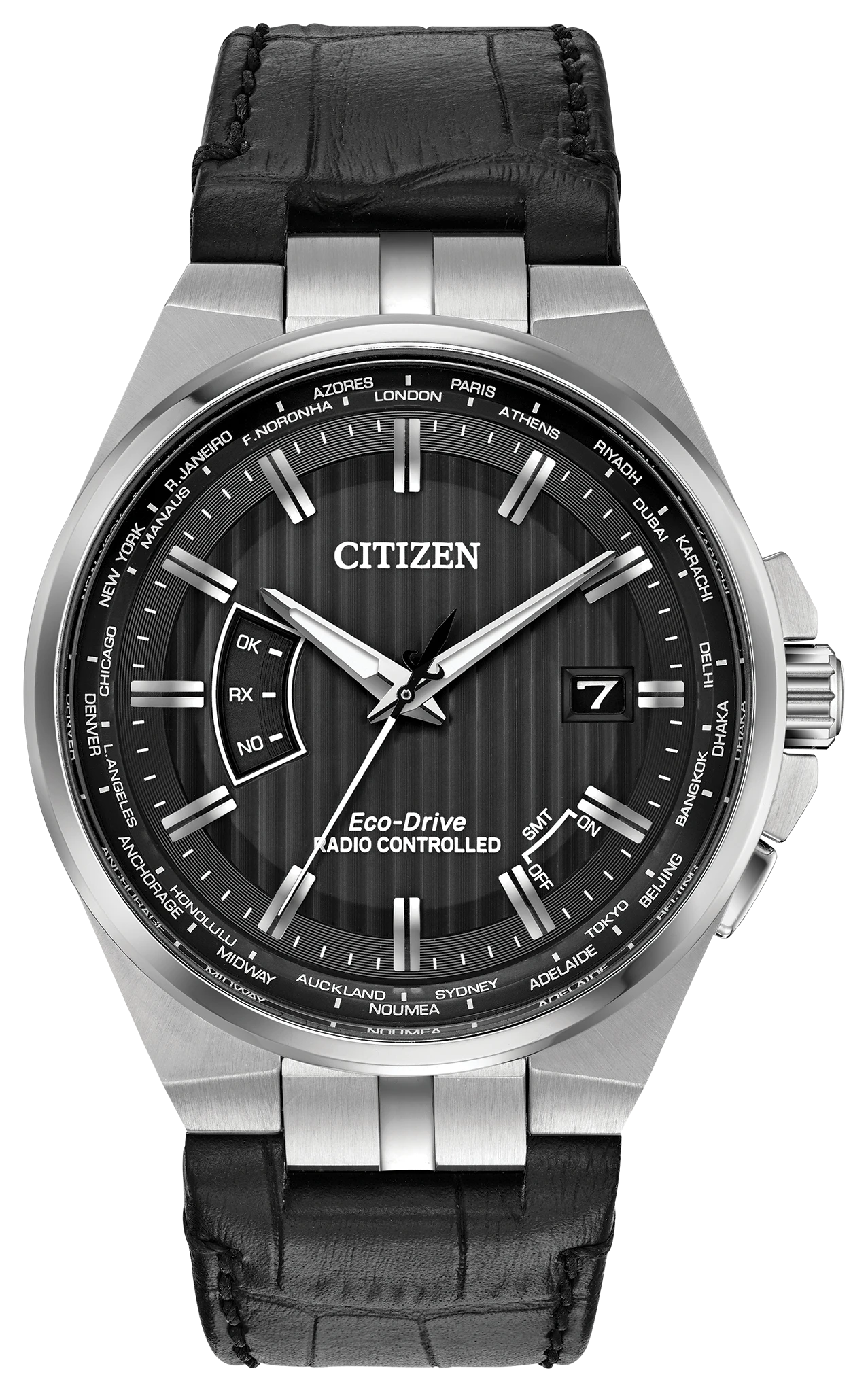 World Perpetual A-T - Men's Eco-Drive CB0160-00E Steel Watch | CITIZEN